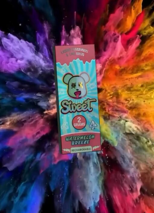 Sweet Disposable Carts Watermelon Breeze Flavor